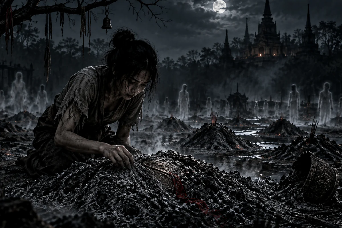 ภาพประกอบ เถ้าถ่านก่อนรุ่งสาง ตอนที่ 1 ฉากเงื่อนงำ