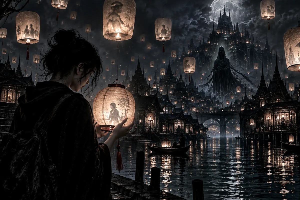 ภาพประกอบ นครโคมไฟ ตอนที่ 1 ฉากเงื่อนงำ
