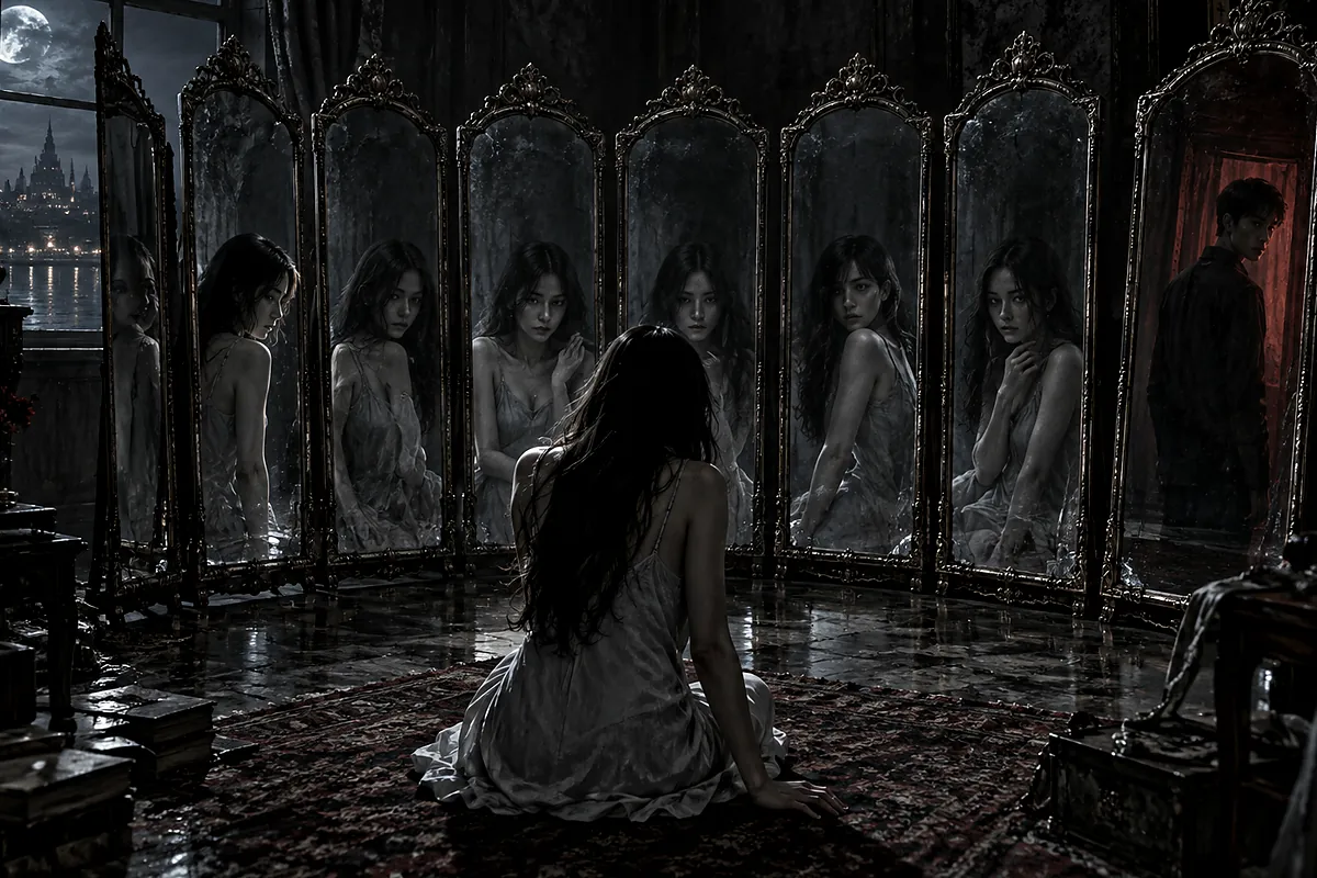 ภาพประกอบ กระจกบานที่เจ็ด ตอนที่ 5 ฉากเงื่อนงำ