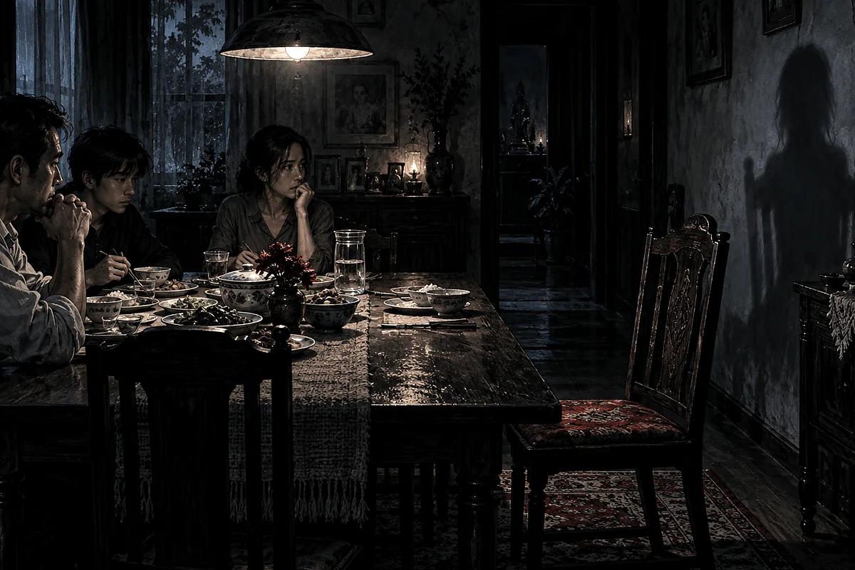 ภาพประกอบ แขกที่ไม่เคยจากไป ตอนที่ 1 ฉากเงื่อนงำ